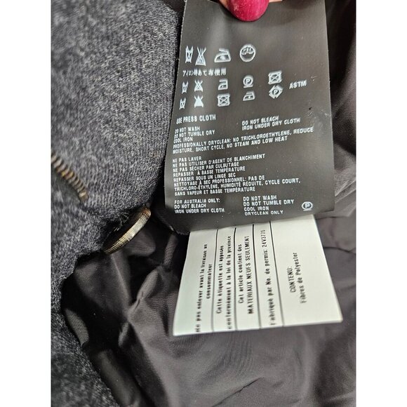 Prada Charcoal Grey Wool Ski Pants Womens 40/4 Lined Made in Italy - Picture 7 of 11